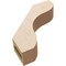 Ekena Millwork 3-inch W x 12-inch D x 12-inch H Stanfield Rough Cedar Woodgrain TimberThane Knee Brace, Primed BRCUR03X12X12STARCPR - alternate 6